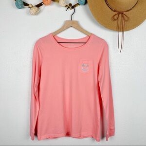 Vineyard Vines Tropical Crest Cayman Pocket Tee